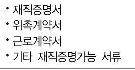 교육부 2026년 보육사업안내 인쇄 73쪽 근로자 확인서류 표 중 재직 관련 자료 목록만 발췌한 실제 원문. 소득 확인 자료나 전체 제출 요건은 포함하지 않으며 실제 개인 서류가 아닙니다.